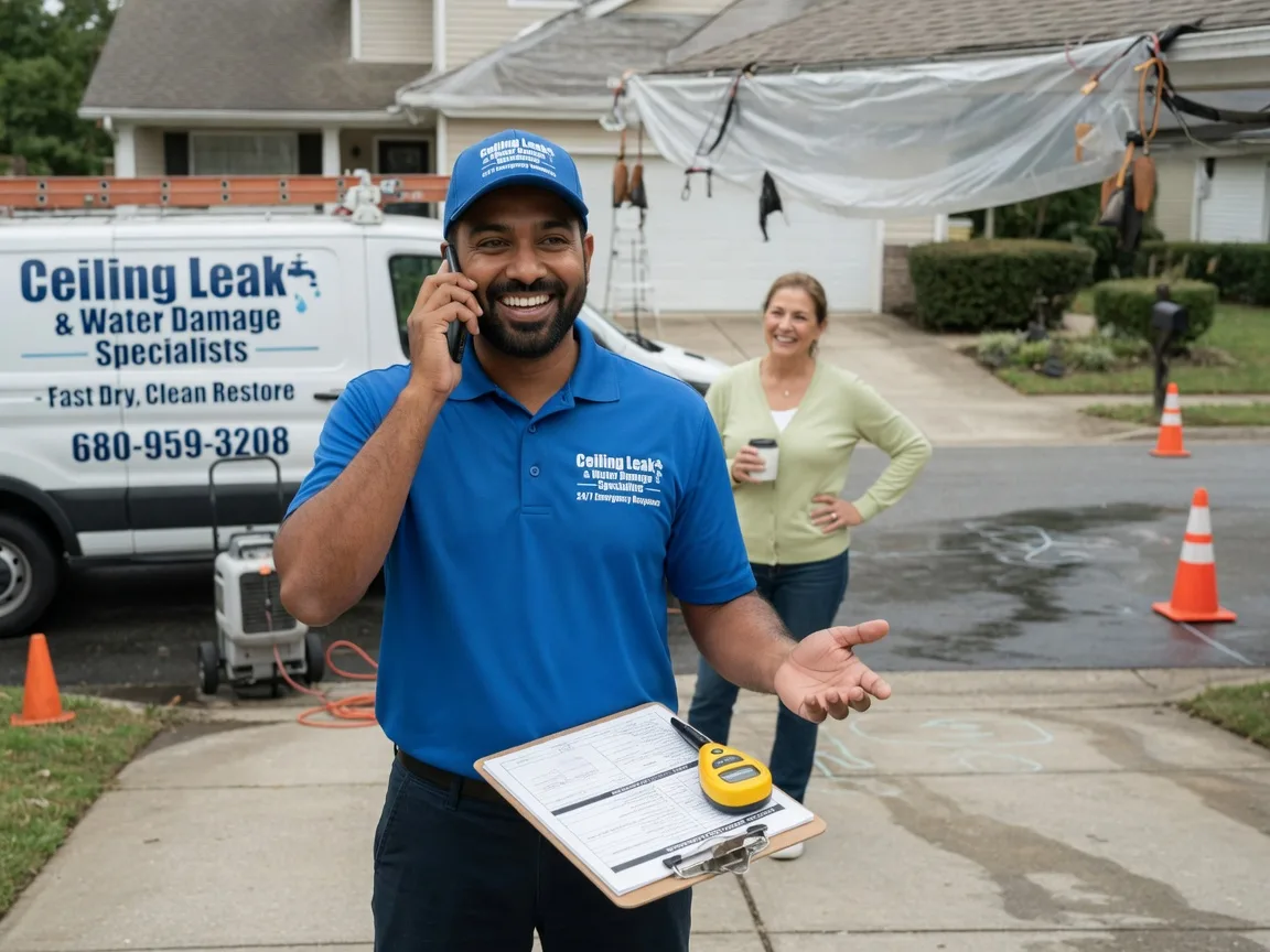 Ceiling Leak Cleanup Dovray, MN FAQs